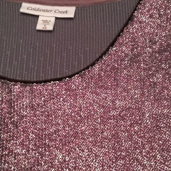 Copper Metallic Sequined Top - Picture 6 of 7